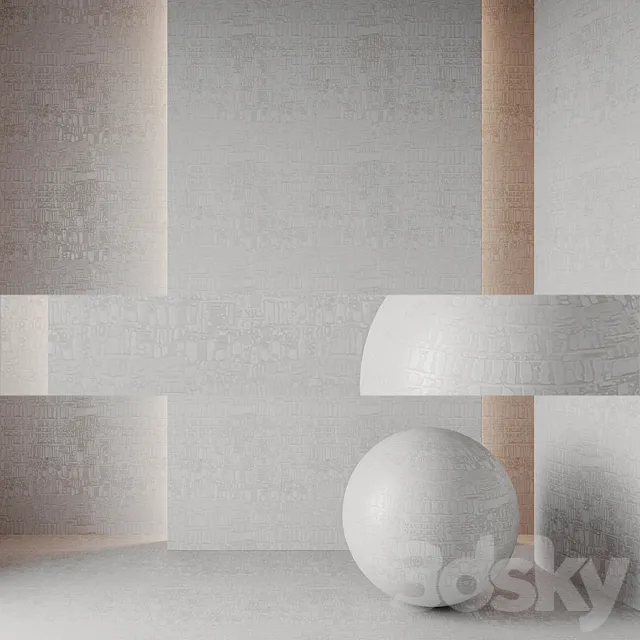 Wallpaper Studio Four by Asterisk Design Birch Pearl 3D Model Wallpaper Studio Four by Asterisk Design Birch Pearl 3D Model