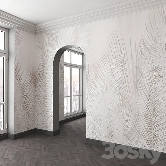 Wallpaper_Inkiostro Bianco_167 3D Model Wallpaper_Inkiostro Bianco_167 3D Model