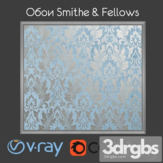 Wallpapers from the collection of grasmere from smith & fellows. 3D Model Download