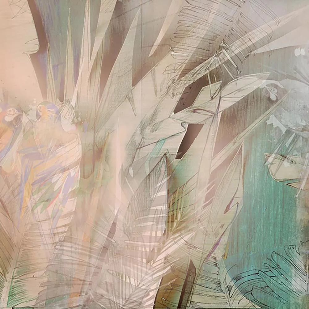 WallPepper – Wallpaper Modern Jungle 3D Model