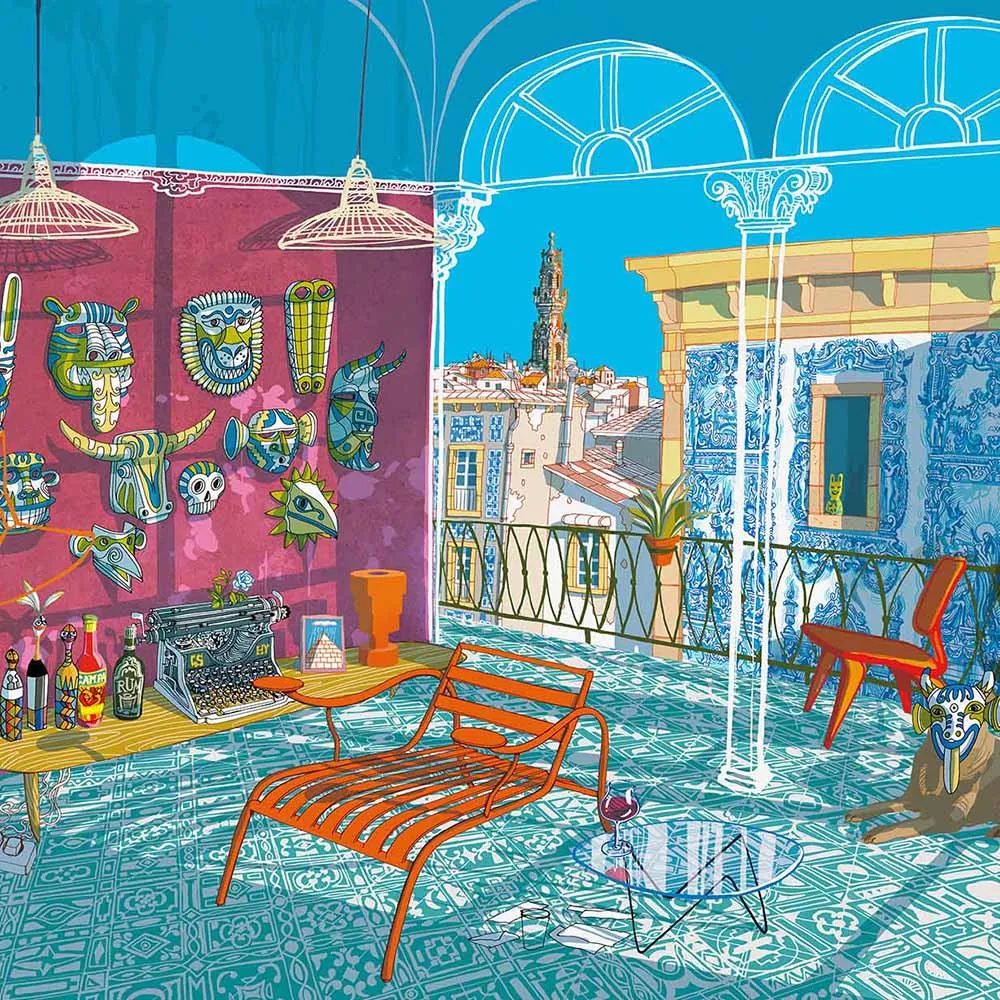 WallPepper – Wallpaper Skyinaroom Porto 3D Model