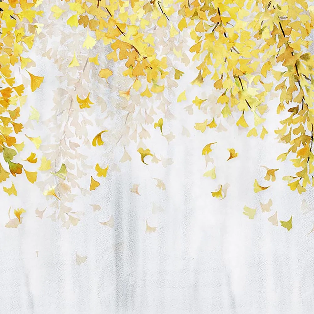 WallPepper – Wallpaper Yellow Ginkgo 3D Model