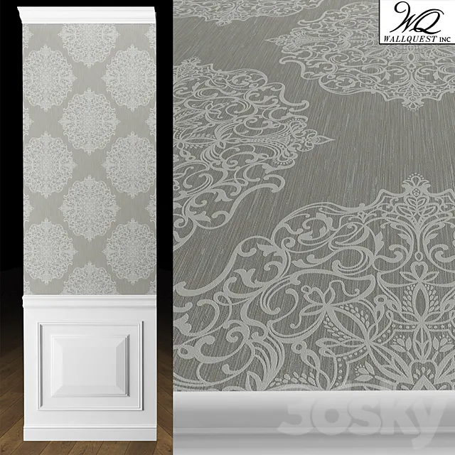 Wallquest Trois Wallpaper part 2 3D Model Wallquest Trois Wallpaper part 2 3D Model