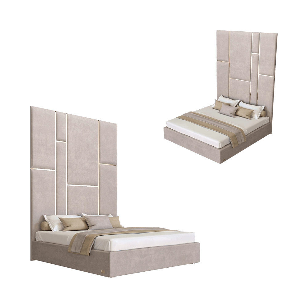 Wall&Wall – Soft bed Athebalt 3D Model Wall&Wall – Soft bed Athebalt 3D Model