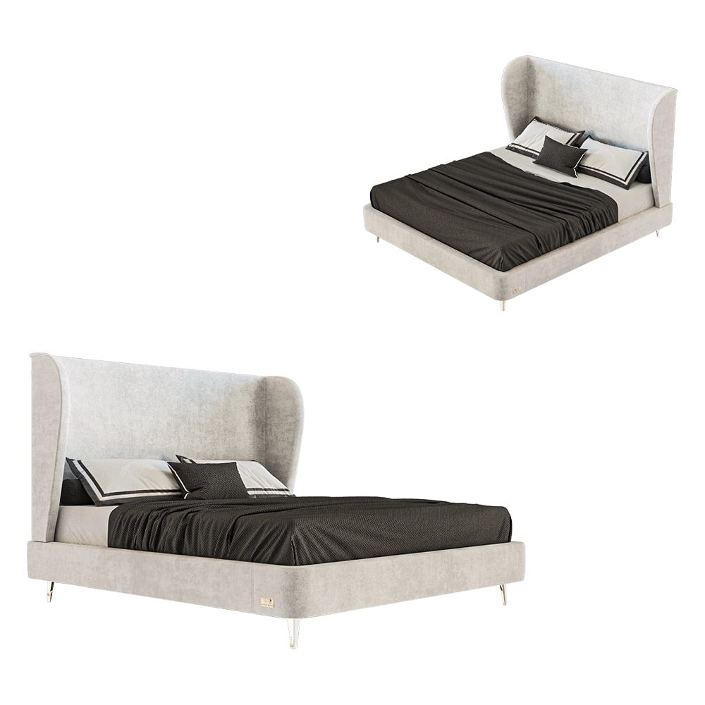 Wall&Wall – Soft bed Attento 3D Model Wall&Wall – Soft bed Attento 3D Model
