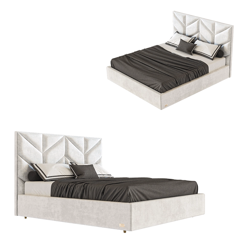 Wall&Wall – Soft bed Aurora 3D Model Wall&Wall – Soft bed Aurora 3D Model