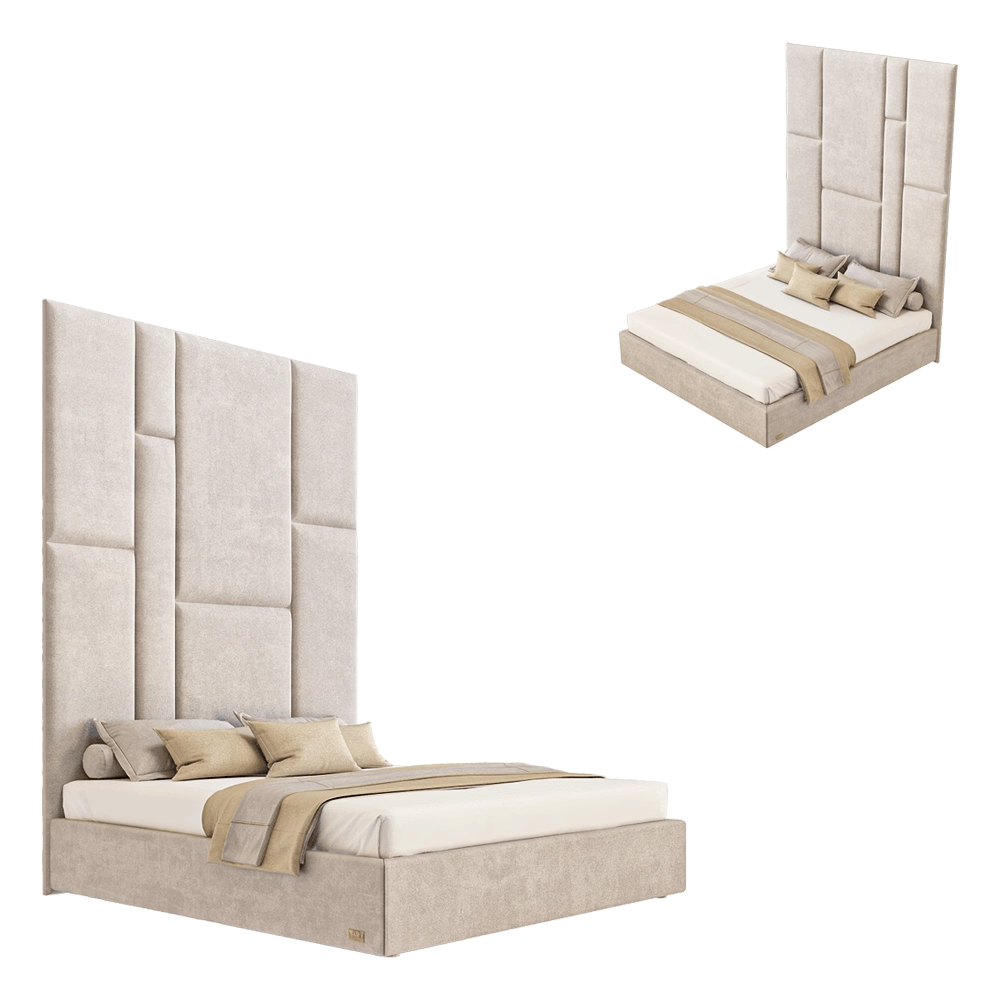 Wall&Wall – Soft bed Beatris 3D Model Wall&Wall – Soft bed Beatris 3D Model
