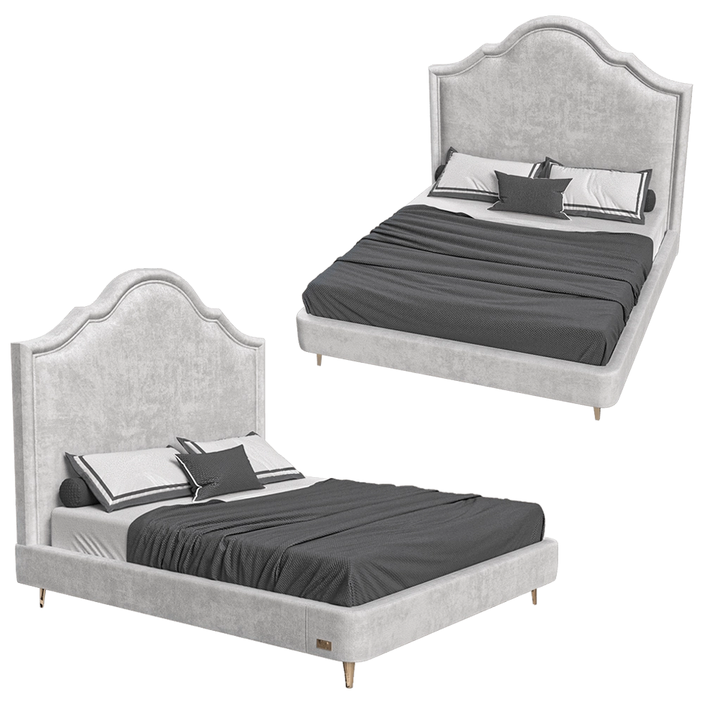 Wall&Wall – Soft bed Bella 3D Model Wall&Wall – Soft bed Bella 3D Model