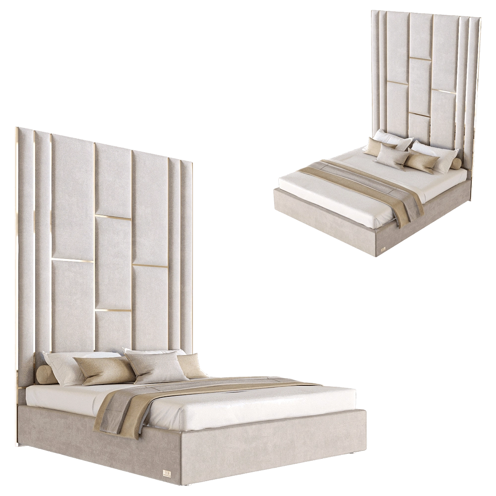 Wall&Wall – Soft bed Breeza 3D Model Wall&Wall – Soft bed Breeza 3D Model
