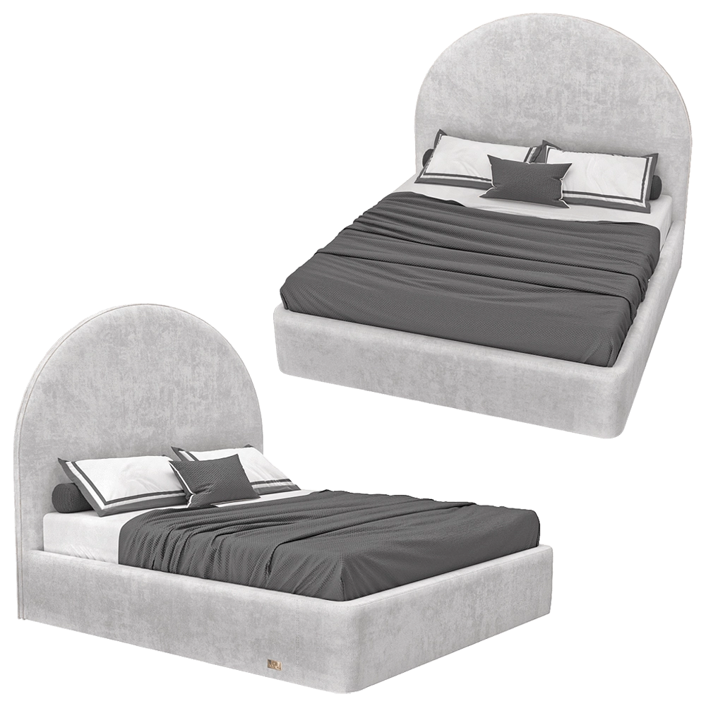 Wall&Wall – Soft bed Chato De Ville 3D Model Wall&Wall – Soft bed Chato De Ville 3D Model