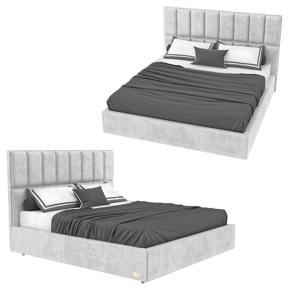 Wall&Wall – Soft bed Croco 3D Model Wall&Wall – Soft bed Croco 3D Model