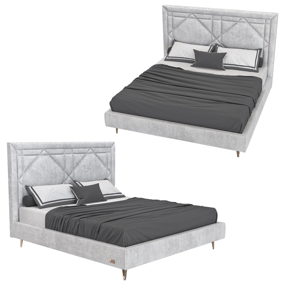 Wall&Wall – Soft bed De Coco 3D Model Wall&Wall – Soft bed De Coco 3D Model