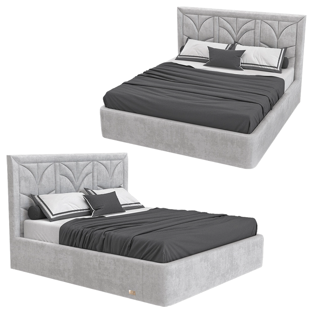 Wall&Wall – Soft bed Doux 3D Model Wall&Wall – Soft bed Doux 3D Model
