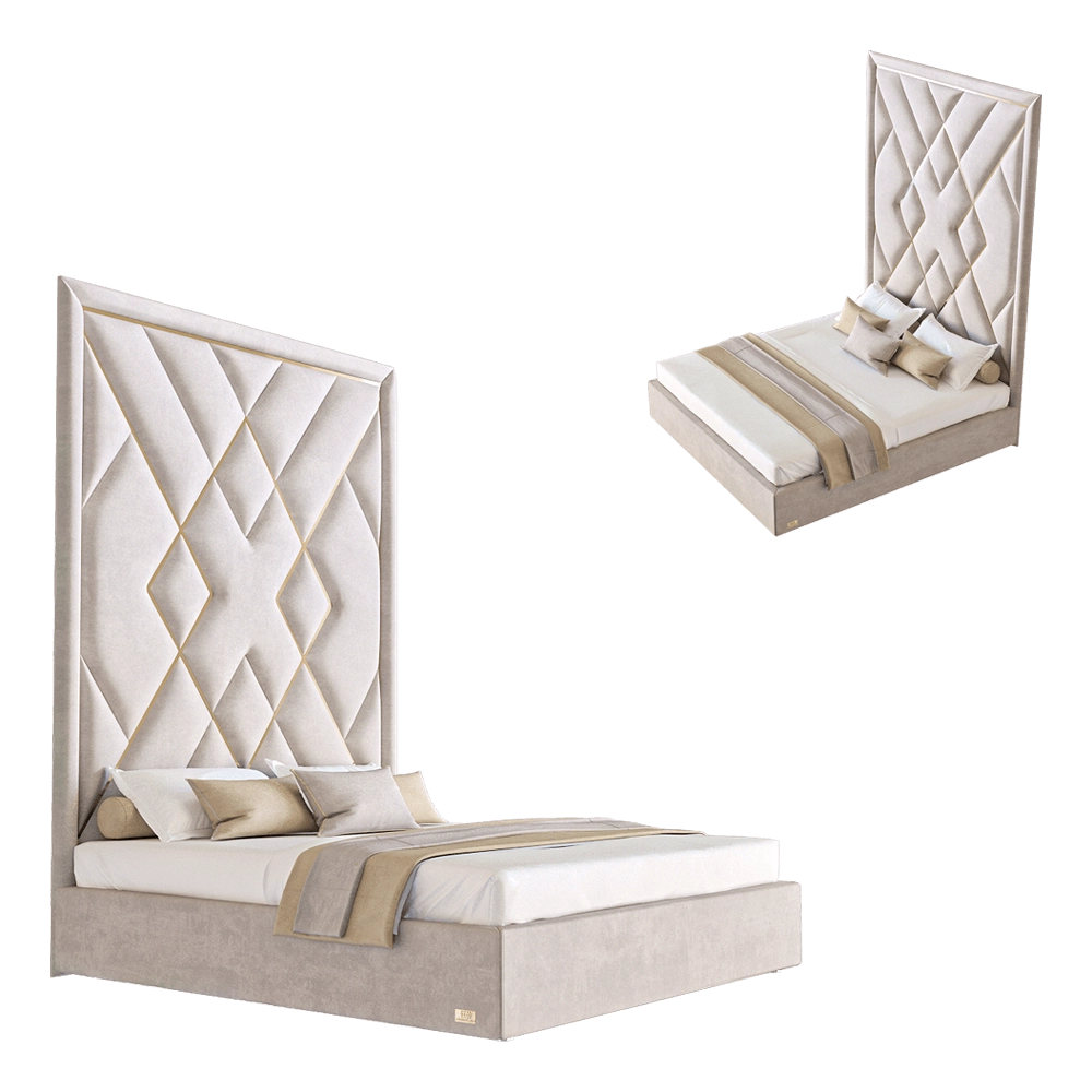 Wall&Wall – Soft bed Ele deco 3D Model Wall&Wall – Soft bed Ele deco 3D Model