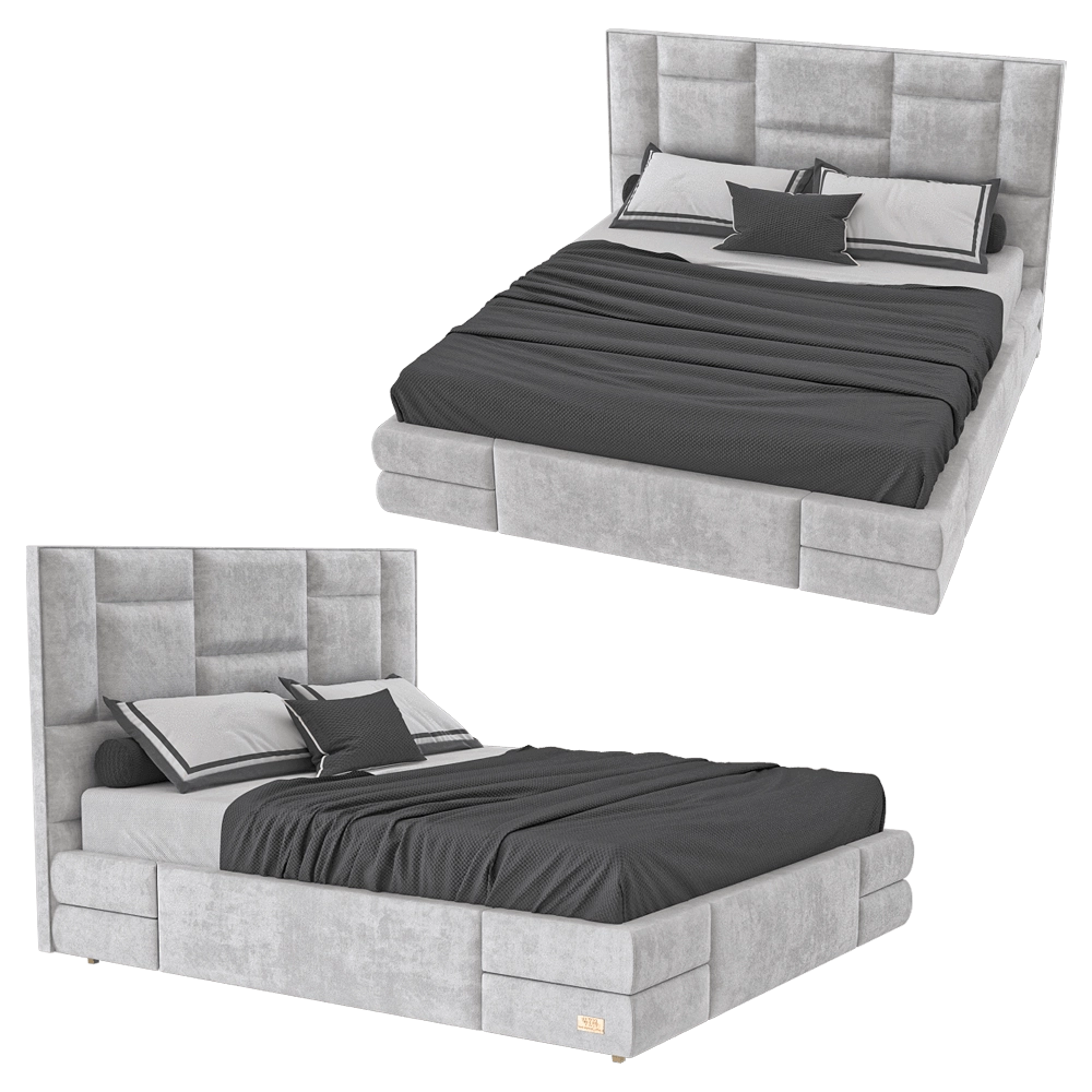 Wall&Wall – Soft bed Felina 1 3D Model Wall&Wall – Soft bed Felina 1 3D Model