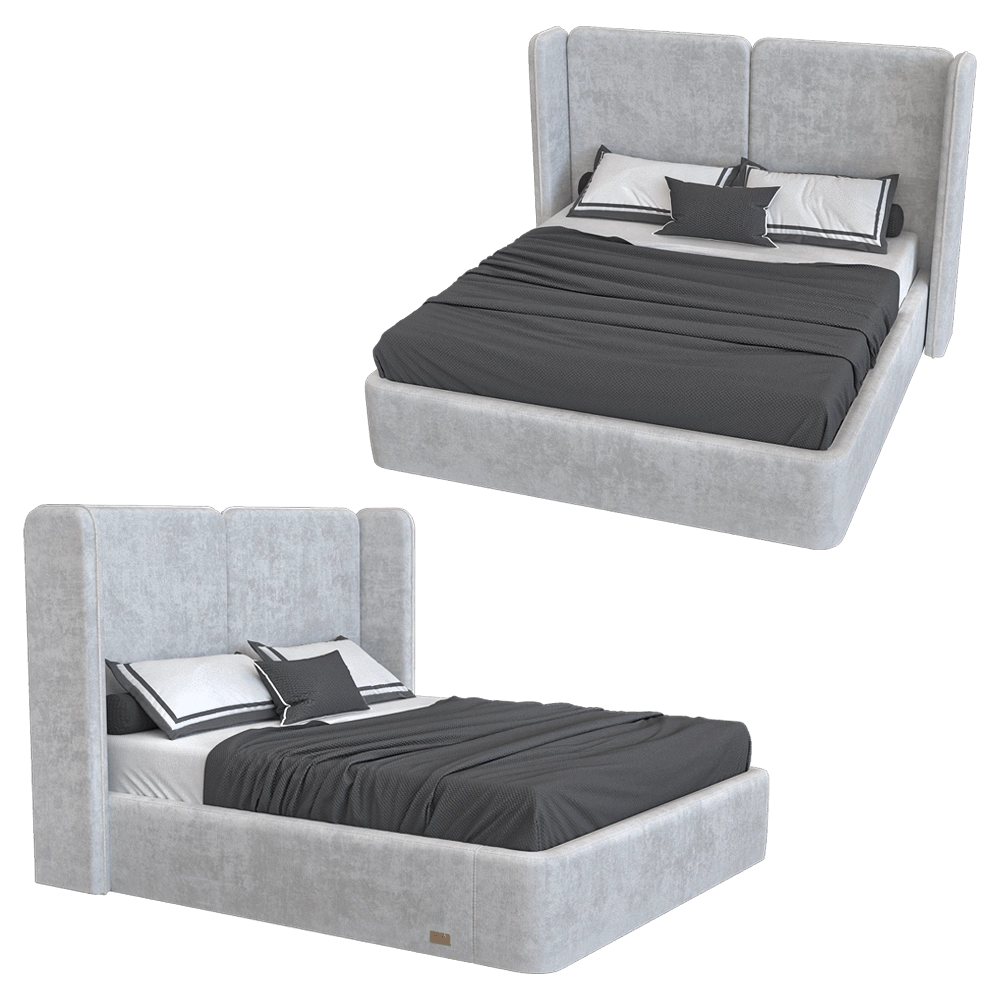 Wall&Wall – Soft bed Havana 3D Model Wall&Wall – Soft bed Havana 3D Model