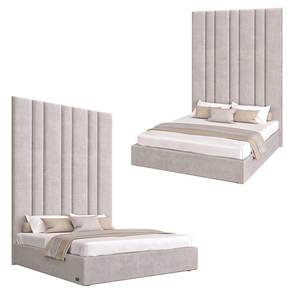 Wall&Wall – Soft bed Honey 3D Model Wall&Wall – Soft bed Honey 3D Model