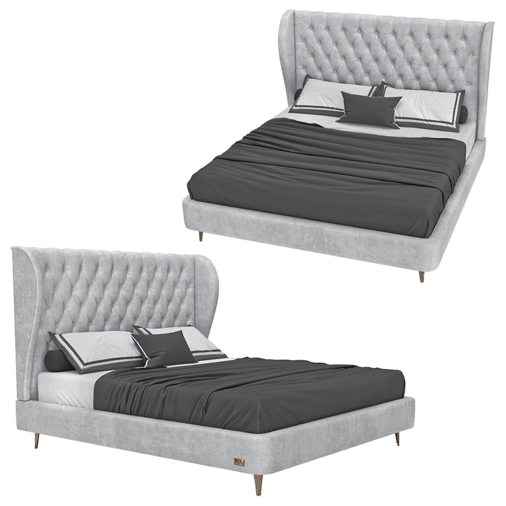 Wall&Wall – Soft bed Ilinoys 3D Model Wall&Wall – Soft bed Ilinoys 3D Model