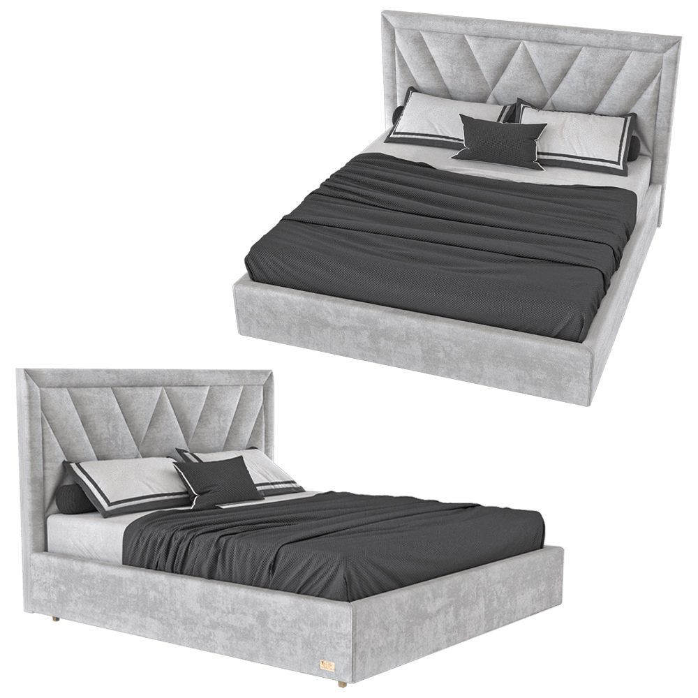 Wall&Wall – Soft bed Je Vous 3D Model Wall&Wall – Soft bed Je Vous 3D Model