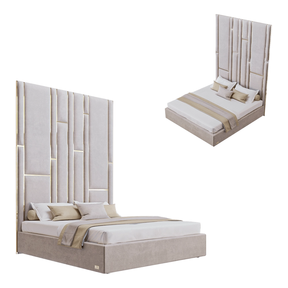 Wall&Wall – Soft bed Lemano 3D Model Wall&Wall – Soft bed Lemano 3D Model