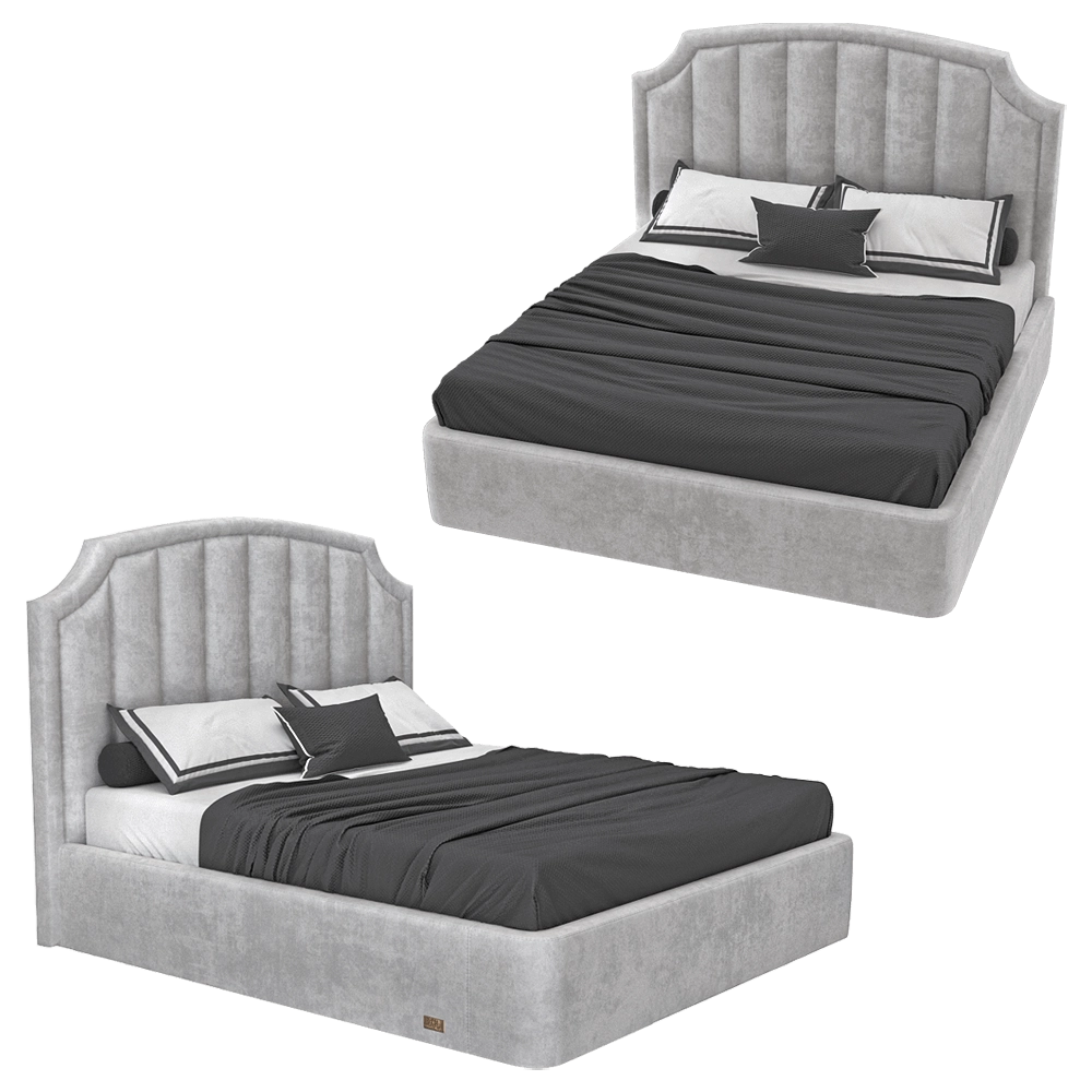 Wall&Wall – Soft bed Majestic 3D Model Wall&Wall – Soft bed Majestic 3D Model