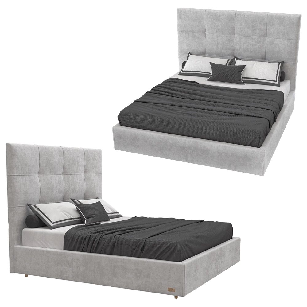 Wall&Wall – Soft bed Milagro 3D Model Wall&Wall – Soft bed Milagro 3D Model