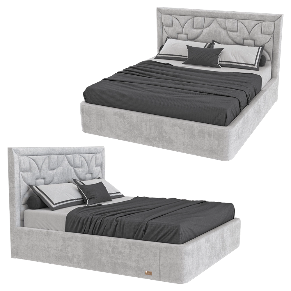 Wall&Wall – Soft bed Pastelle 3D Model Wall&Wall – Soft bed Pastelle 3D Model