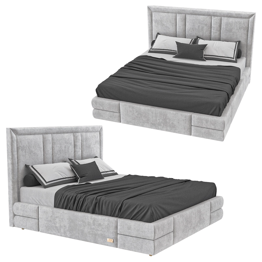 Wall&Wall – Soft bed Paulin 1 3D Model Wall&Wall – Soft bed Paulin 1 3D Model