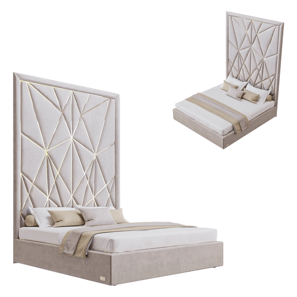 Wall&Wall – Soft bed Pixel 3D Model