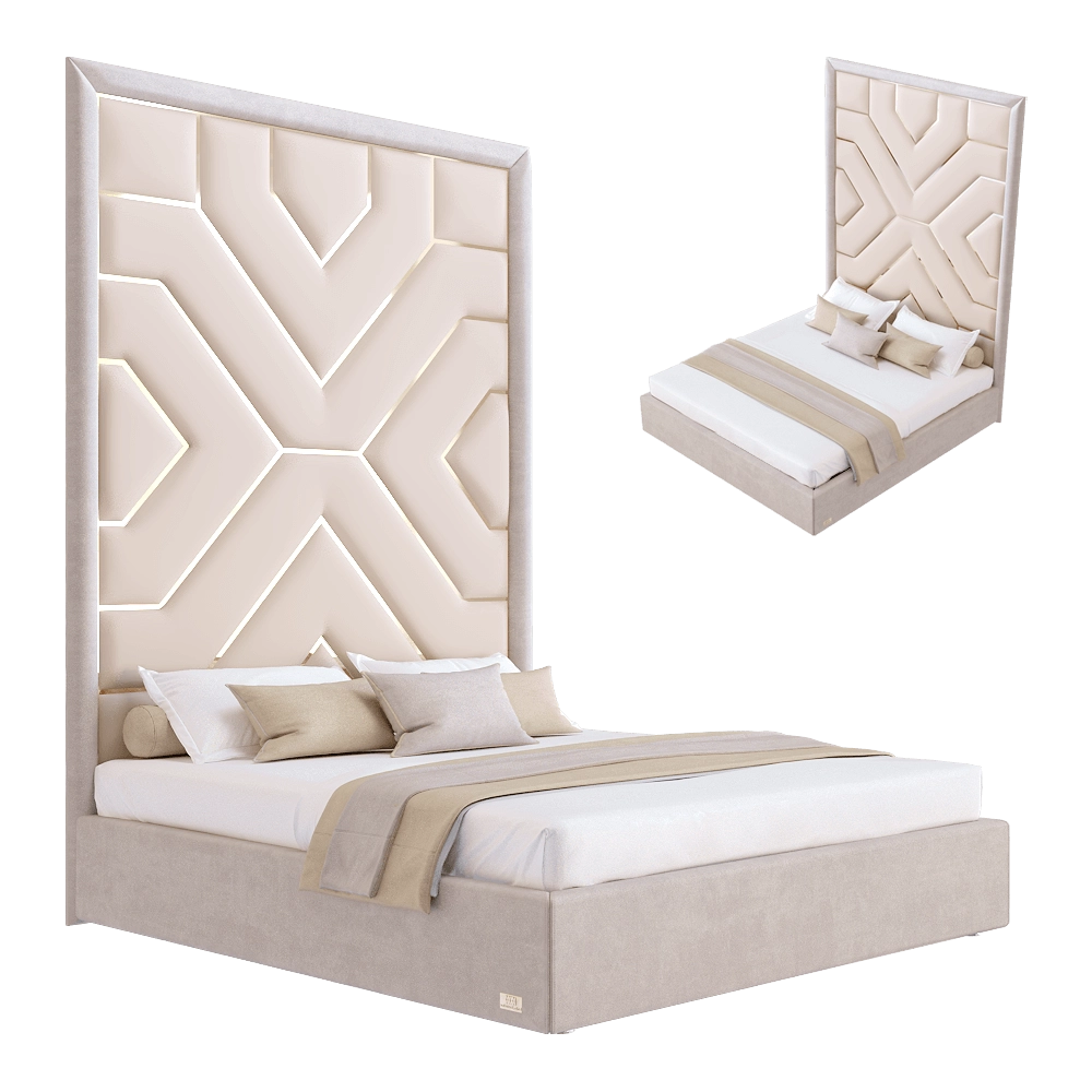 Wall&Wall – Soft bed Primus 3D Model Wall&Wall – Soft bed Primus 3D Model