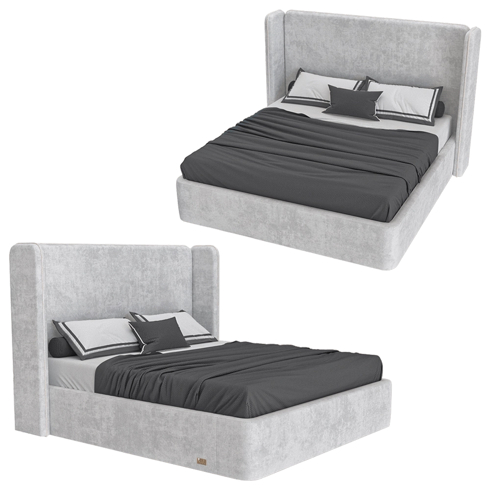Wall&Wall – Soft bed Replicato 3D Model Wall&Wall – Soft bed Replicato 3D Model