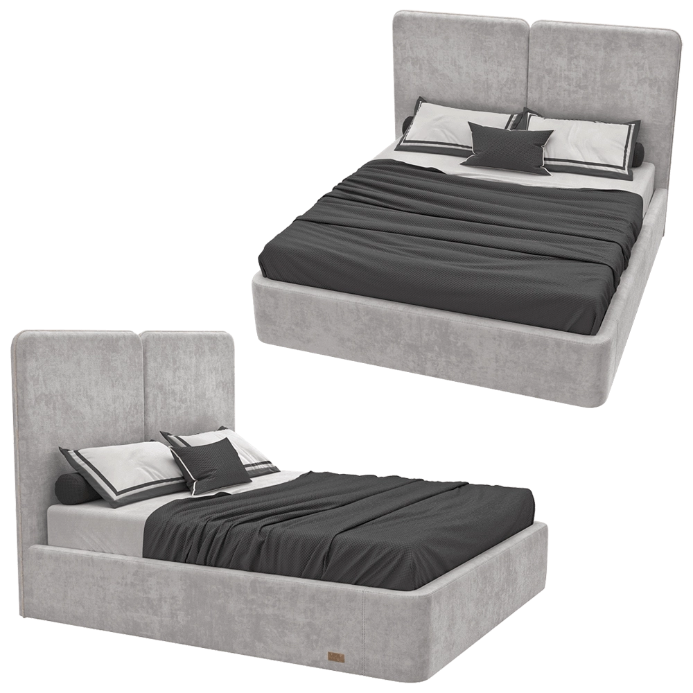 Wall&Wall – Soft bed Seldis 3D Model Wall&Wall – Soft bed Seldis 3D Model