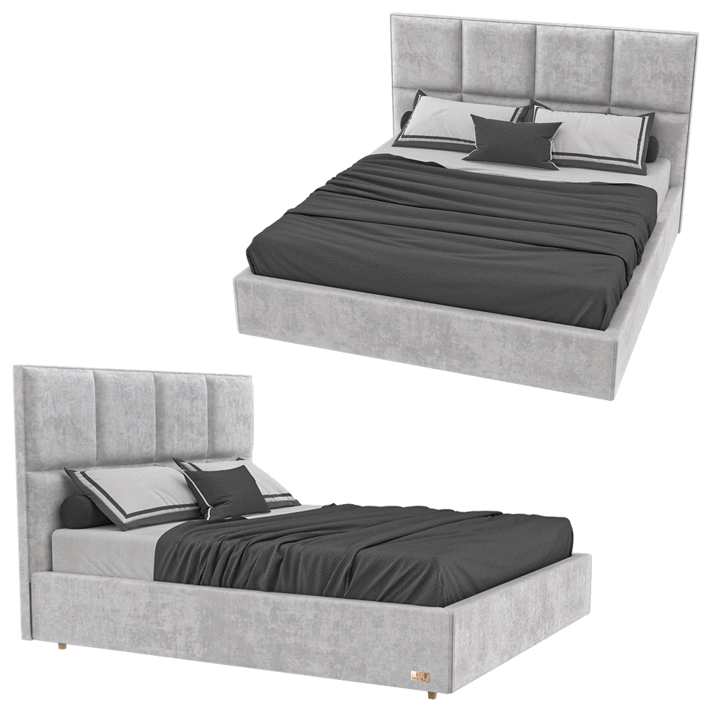 Wall&Wall – Soft bed Stilness 3D Model Wall&Wall – Soft bed Stilness 3D Model
