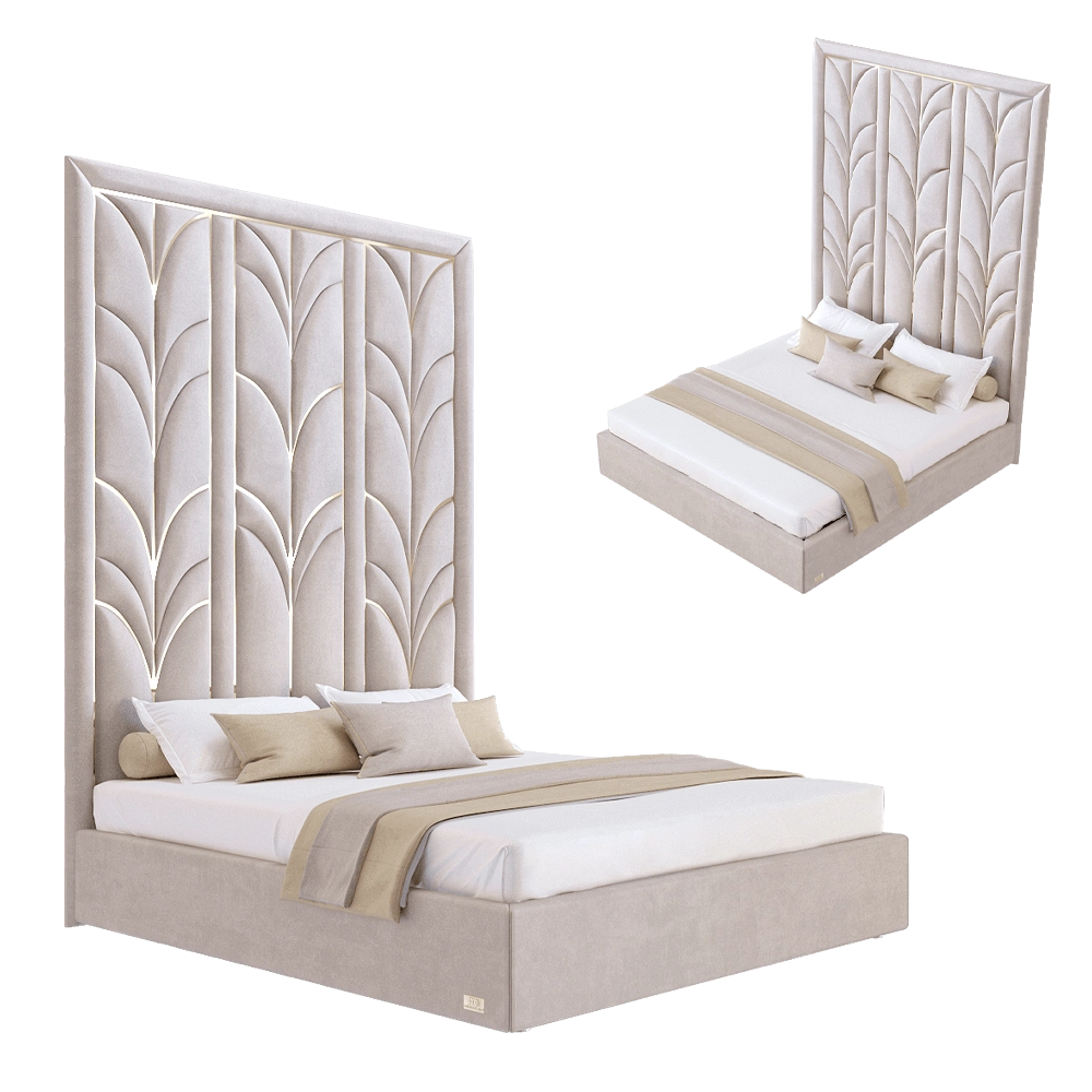 Wall&Wall – Soft bed Tulip 3D Model Wall&Wall – Soft bed Tulip 3D Model