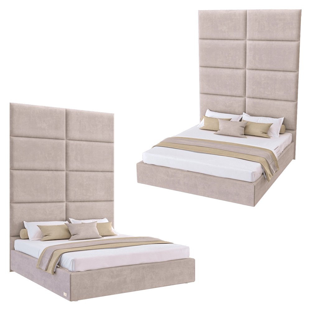 Wall&Wall – Soft bed Wave 3D Model Wall&Wall – Soft bed Wave 3D Model