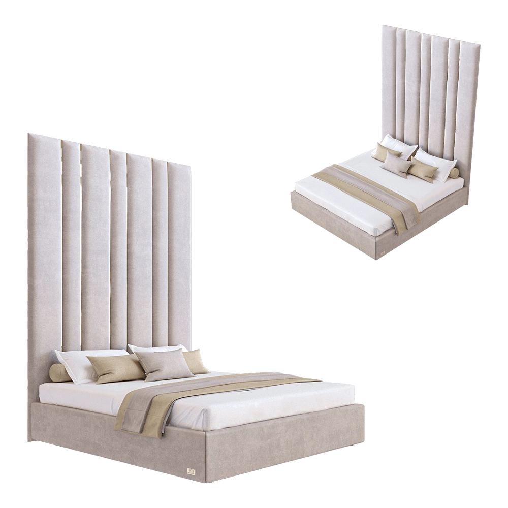 Wall&Wall – Soft bed Windflowers 3D Model Wall&Wall – Soft bed Windflowers 3D Model