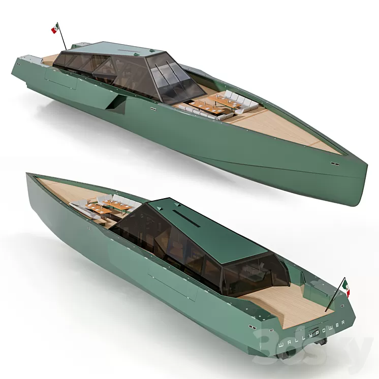 Wallypower 118 3D Model