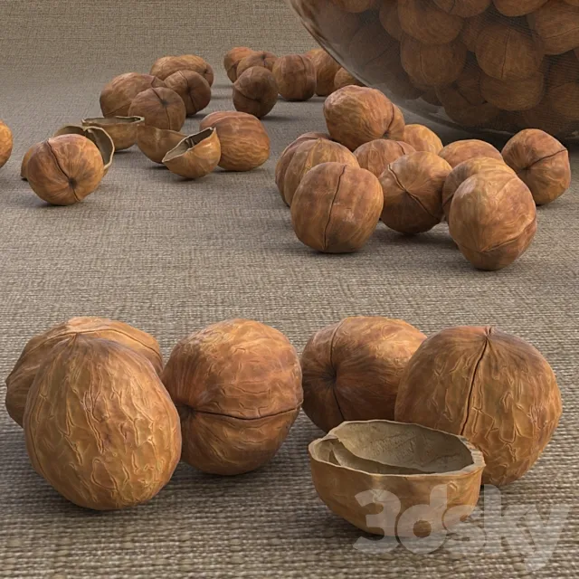 Walnut 3D Model