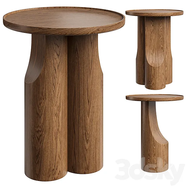 Walnut sofa table Stigido AM.PM 3D Model Walnut sofa table Stigido AM.PM 3D Model