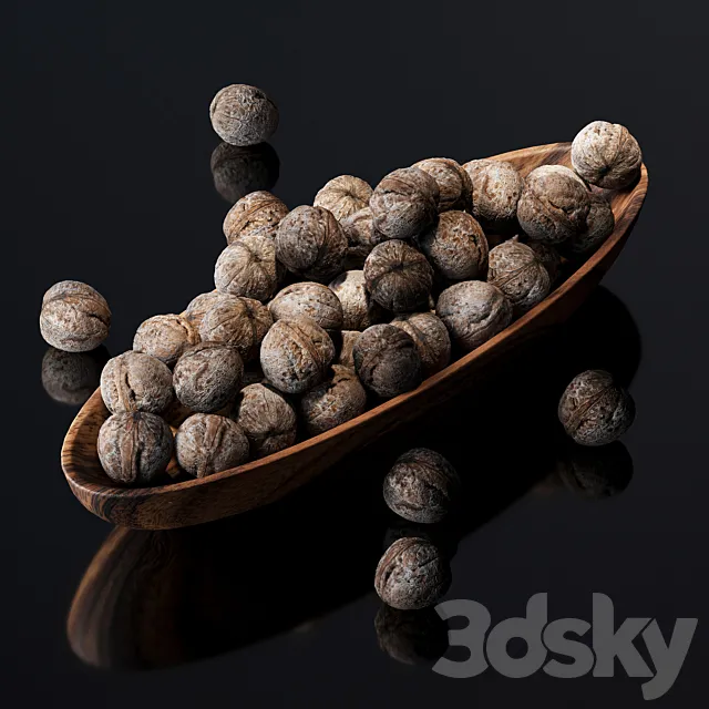 Walnut v2 3D Model
