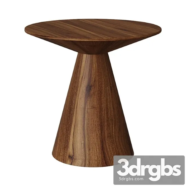 Walnut Veneer Corner Table ET652 3D Model Download Walnut Veneer Corner Table ET652 3D Model Download