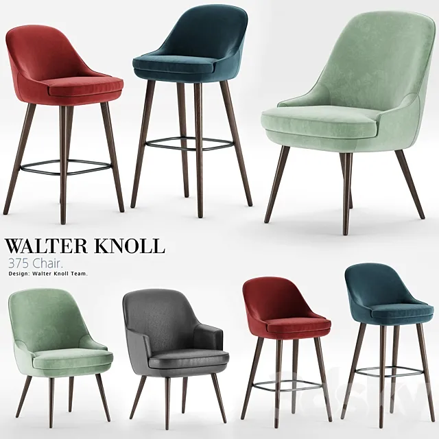 Walter Knoll 375 Chair Collections 3D Model