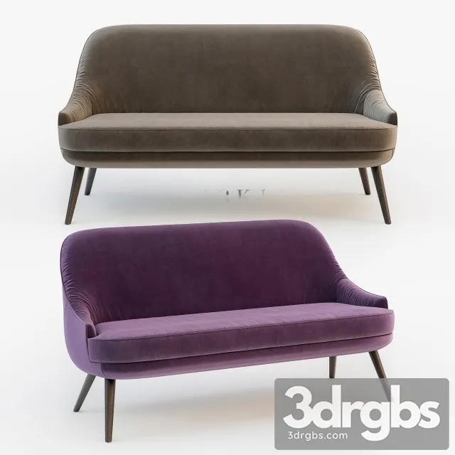 Walter Knoll 375 Sofa 3D Model Download Walter Knoll 375 Sofa 3D Model Download