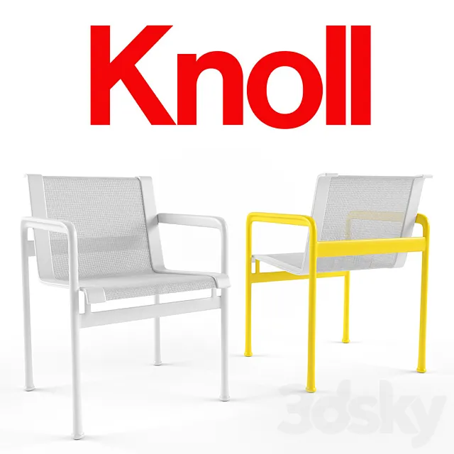 walter knoll chair 1966 3D Model