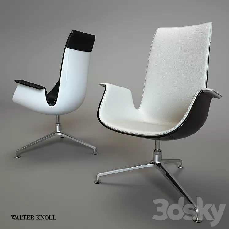 WALTER KNOLL \/ FK 6728-3G 3D Model