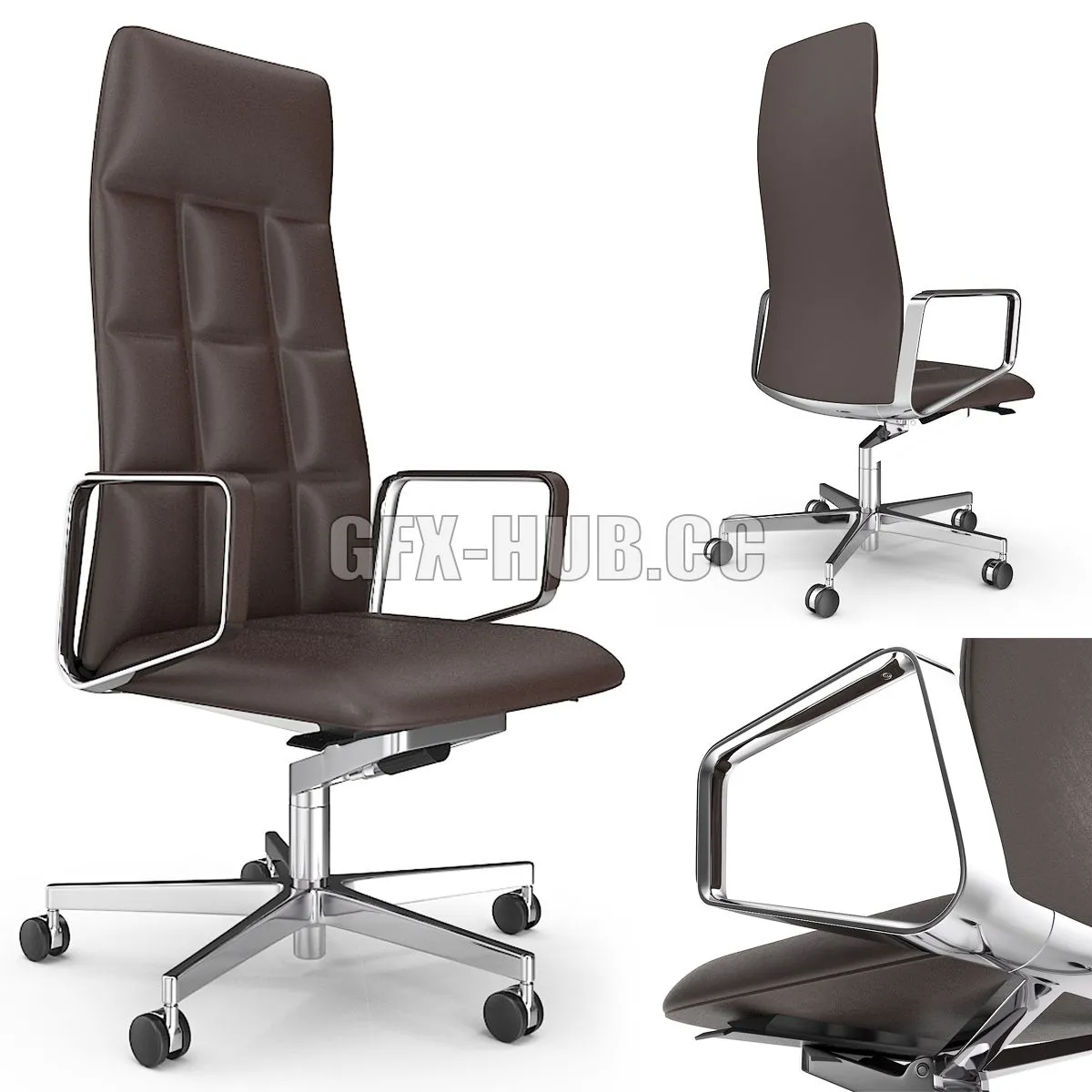 Walter Knoll Leadchair 3D Model