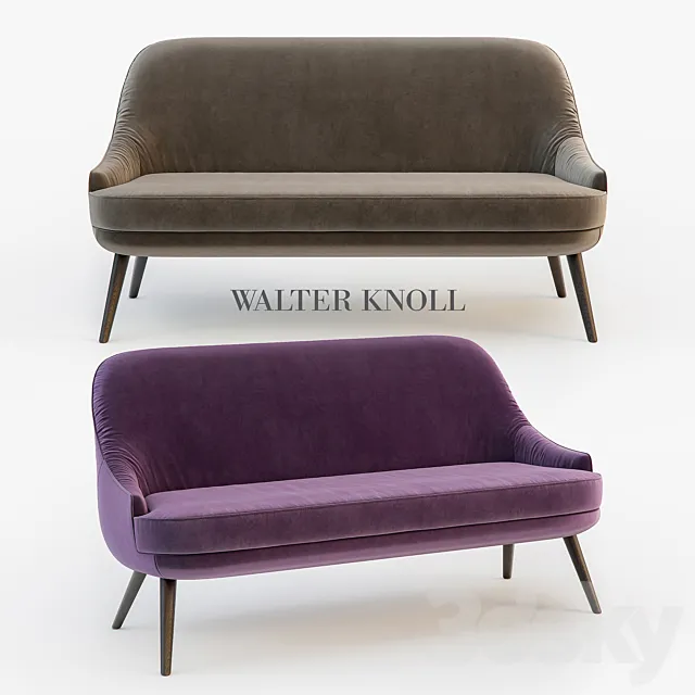 Walter Knoll sofa sofa 375 3DModel Walter Knoll sofa sofa 375 3DModel