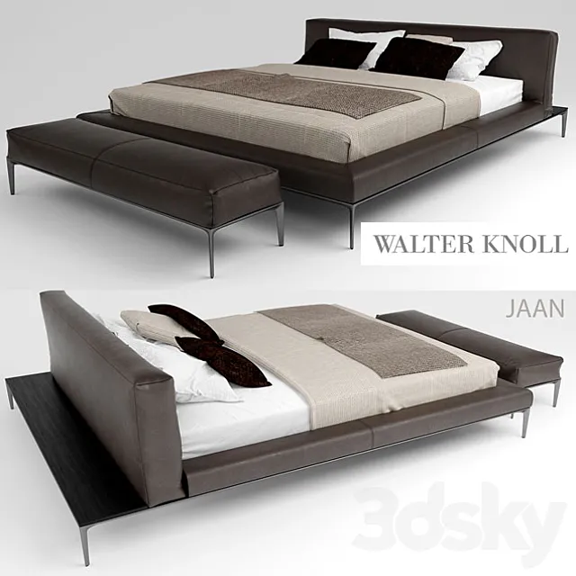 Walter_Knoll-Jaan_bed 3D Model Walter_Knoll-Jaan_bed 3D Model