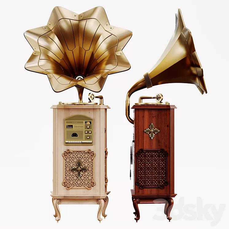 Walther gramophone 3D Model