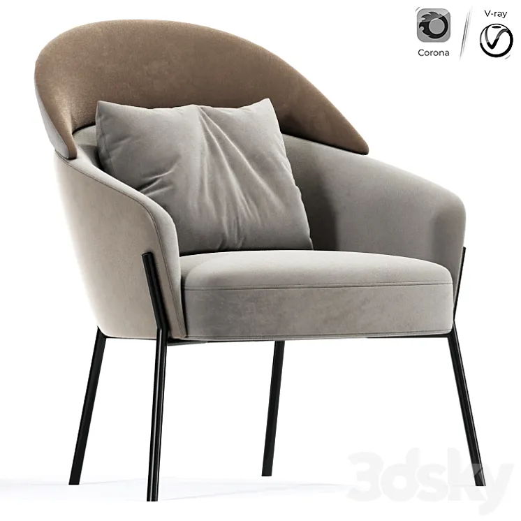 Wam lounge armchair by bross 3D Model Free Download Wam lounge armchair by bross 3D Model Free Download